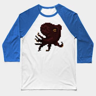 Octopus pixel Baseball T-Shirt